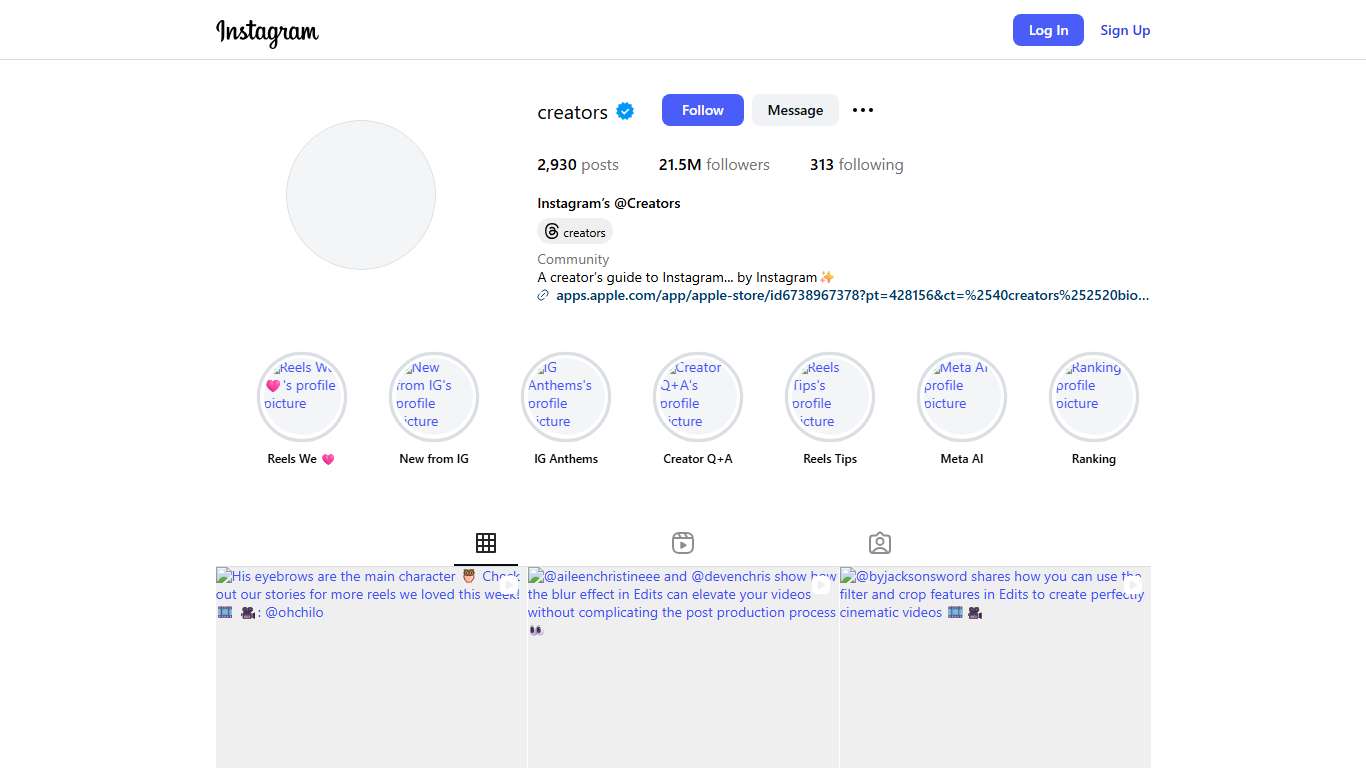 Instagram’s @Creators (@creators) • Instagram photos and videos