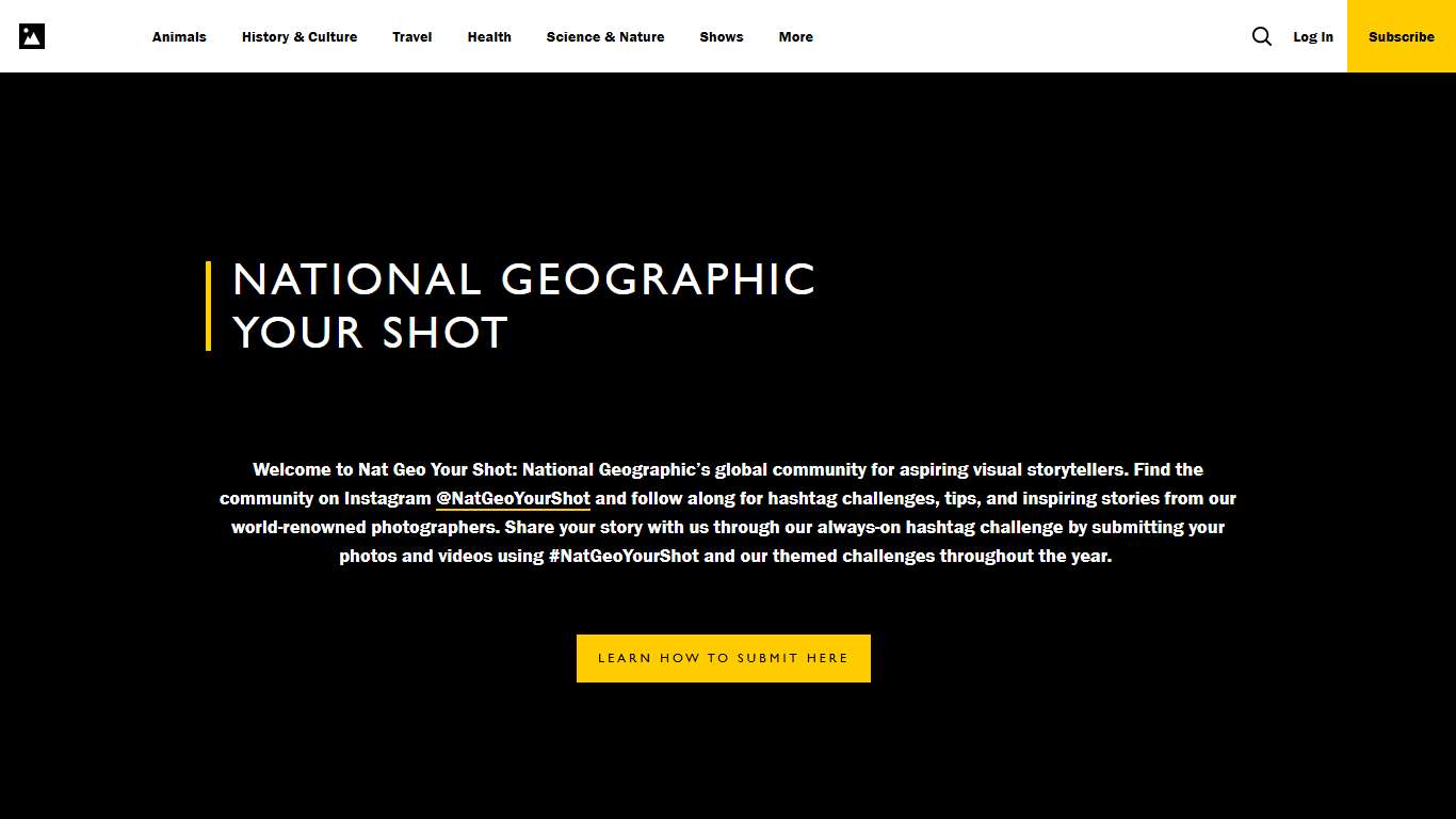 National Geographic Your Shot National Geographic